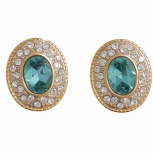 Emerald Halo Studs