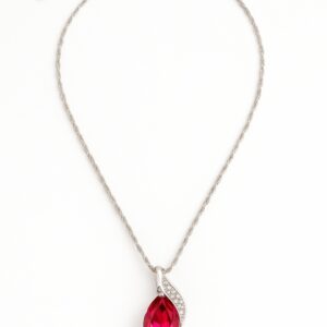 Crystal Blush Teardrop